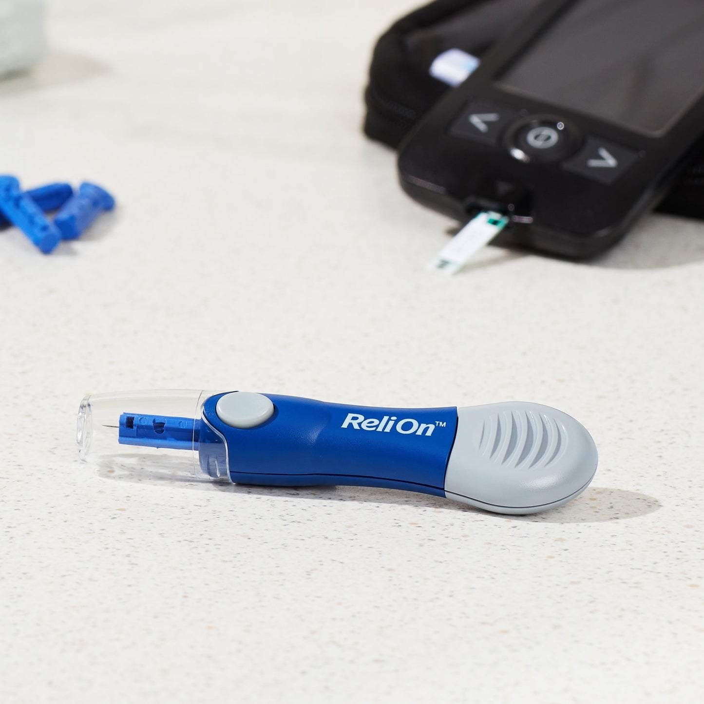 ReliOn Lancing Device for Comfortable Blood Glucose Testing