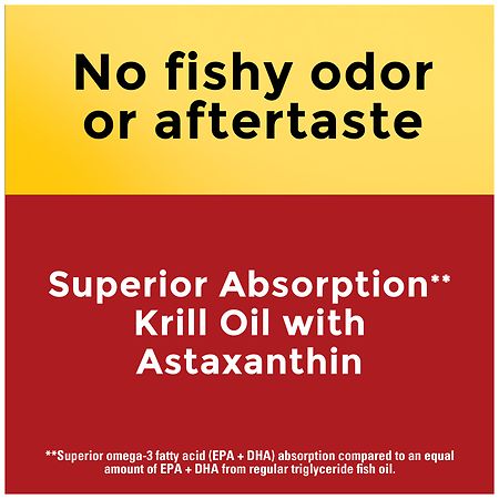 Nature Made Superior Absorption Krill Oil 500 mg Softgels – 30 Count