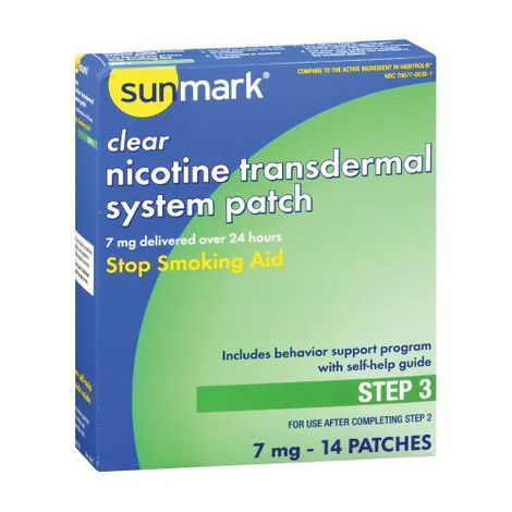 Sunmark Clear Nicotine Transdermal System Patches step 3