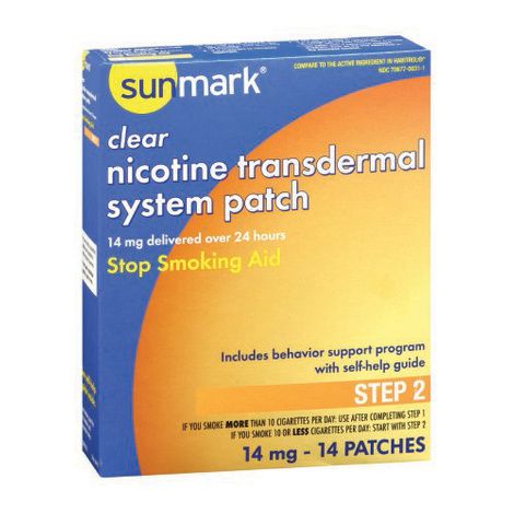 Sunmark Clear Nicotine Transdermal System Patches step 2