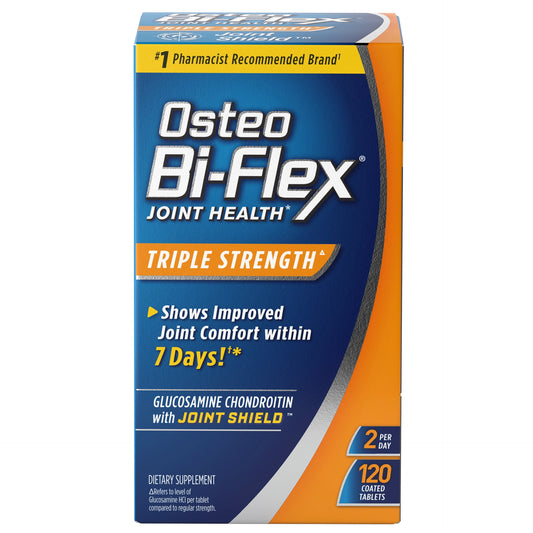 Osteo Bi-Flex Advanced Triple Strength Glucosamine Chondroitin MSM with 5-LOXIN – 120 Tablets