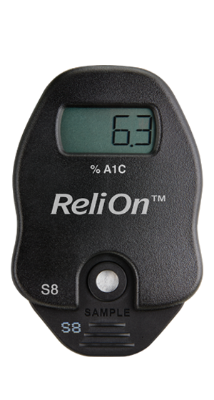 ReliOn A1C Self Test System is well-suited for diabetes patients whose Doctors recommend they check their A1C two to four times per year.