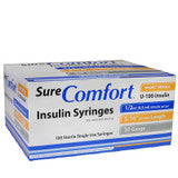 SureComfort™ Insulin Syringes, 1/2cc, 30G x 5/16