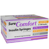 SureComfort™ Insulin Syringes, 3/10cc, 30G x 5/16