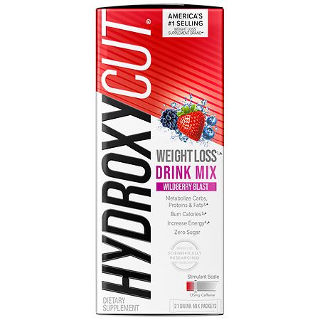 Hydroxycut Sugar-Free Wildberry Blast Weight Loss Drink Mix