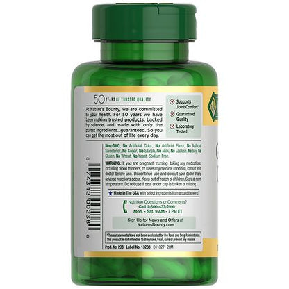 Nature's Bounty Glucosamine Chondroitin Capsules – 110 Count