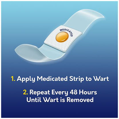 Compound W One-Step Clear Wart Remover Strips – 14 Count