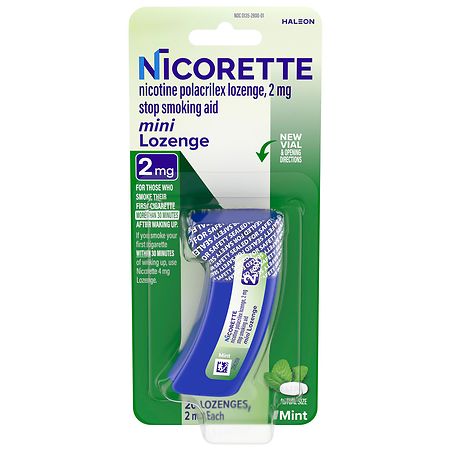 Nicorette Mini Nicotine Lozenges Mint – 20 Count