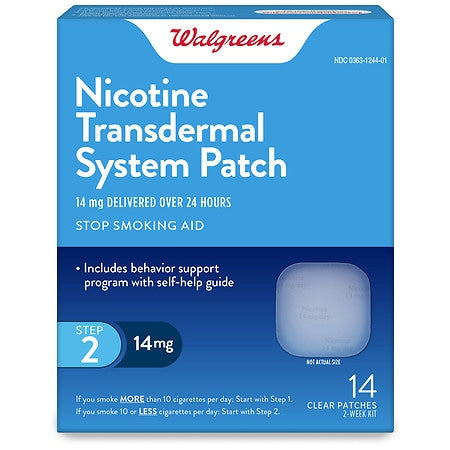 Walgreens Nicotine Transdermal System Patch step 2