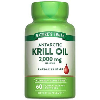 Nature's Truth Krill Oil Softgels – 60 Count