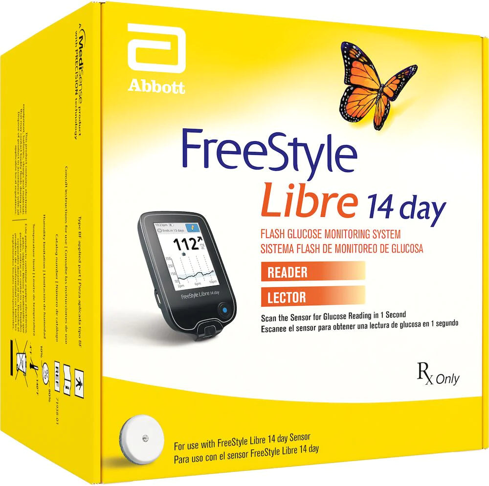 Kit de lecteur du système de surveillance du glucose Flash FreeStyle Libre 14 jours
