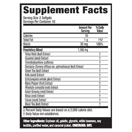 Zantrex Black Dietary Supplement Softgels – 84 Count