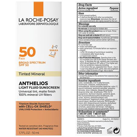 La Roche-Posay Anthelios Sunscreen for Face SPF 50 – 1.7 fl oz