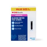 CVS Health Advanced Glucose Meter Test Strips, 200 Count