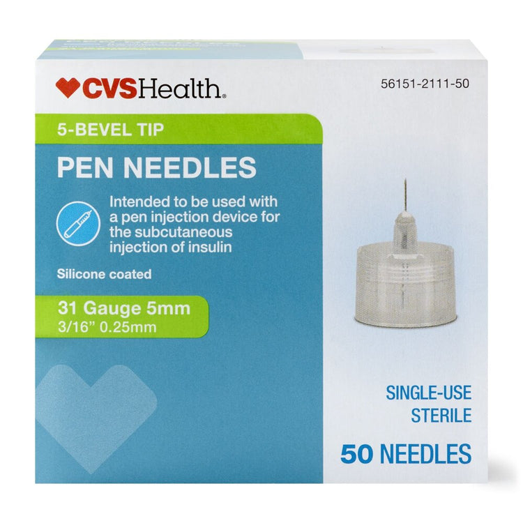 CVS Health Pen Needle, 31g 5mm 50 CT