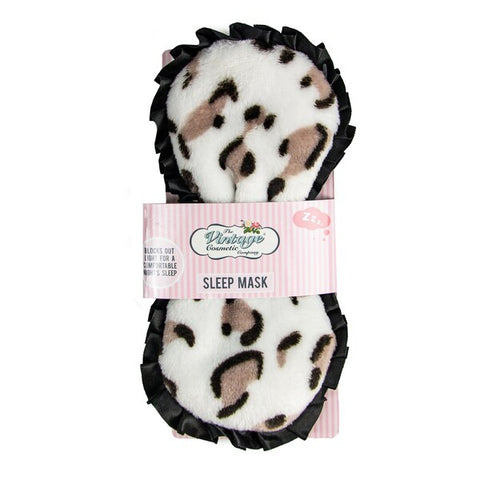 The Vintage Cosmetic Company Leopard Print Sleep Mask