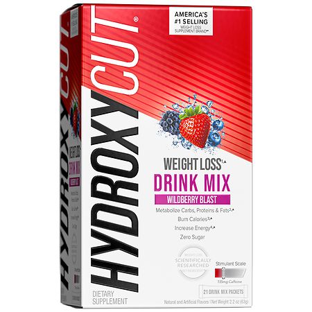 Hydroxycut Sugar-Free Wildberry Blast Weight Loss Drink Mix