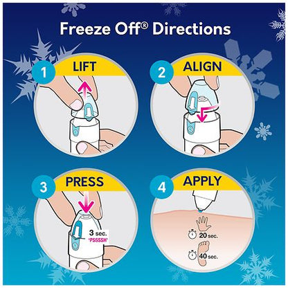 Compound W Accu-Freeze Freeze off Advanced Wart Remover System