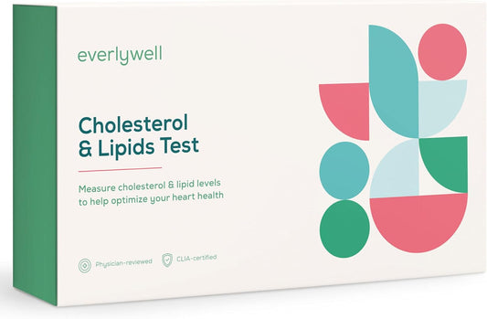 Everlywell Cholesterol and Lipids Test - at-Home Collection Kit - Accurate Results from a CLIA-Certified Lab Within Days