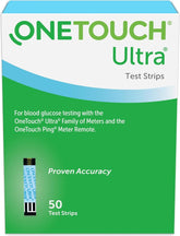 Bandelettes de test One Touch Ultra 50 pièces | Traitements diabétiques