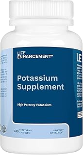 Life Enhancement Potassium Supplement, 1020 mg,120 Servings, 240 caps