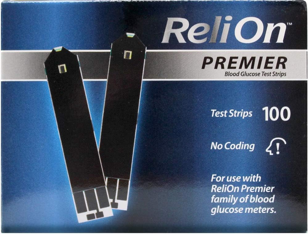 ReliOn Premier Blood Glucose Test Strips