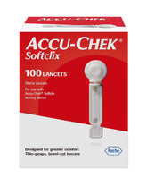Accu-Chek Softclix - paquet de 100 lancettes | Tests fluides du périphérique Softclix | Lancettes automatiques