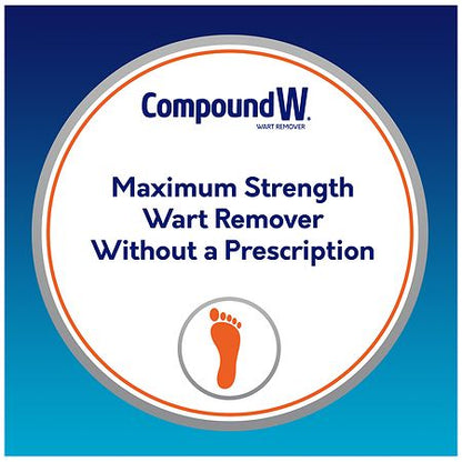 Compound W Wart Remover Gel with Protective Patches – 0.25 oz