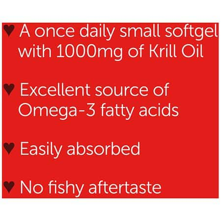 MegaRed Ultra Strength Omega-3 Krill Oil Softgels – 60 Count