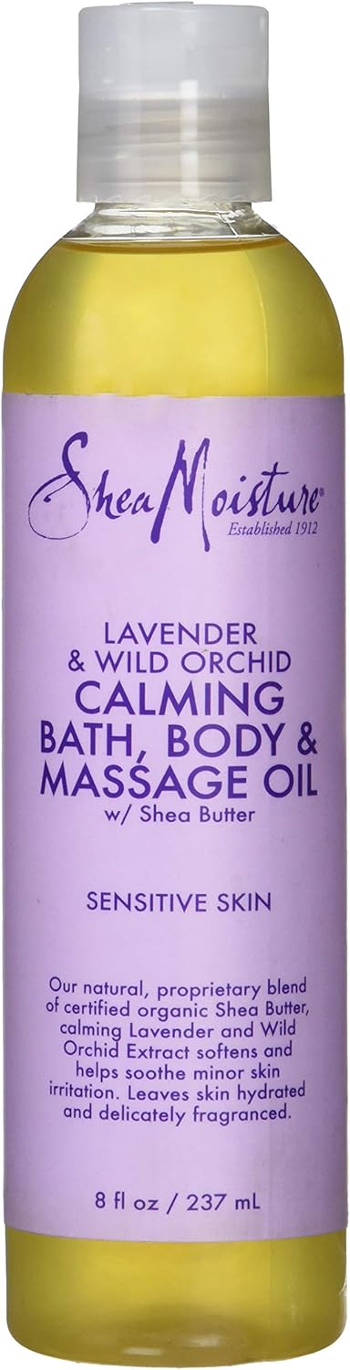 Lavender & Wild Orchid Body, Bath, and Massage Oil – 8 oz