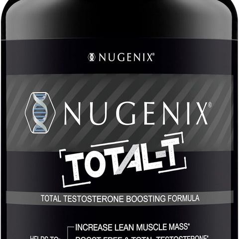 Nugenix Total-T, Free and Total Testosterone Booster Supplement for Men, 90 Count