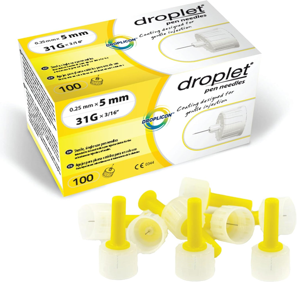 Droplet Pen Needles 31G x 5mm