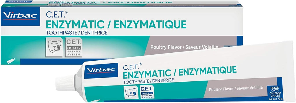 Virbac C.E.T. Enzymatic Toothpaste, Tartar Control, Beef Flavor, 2.5 oz