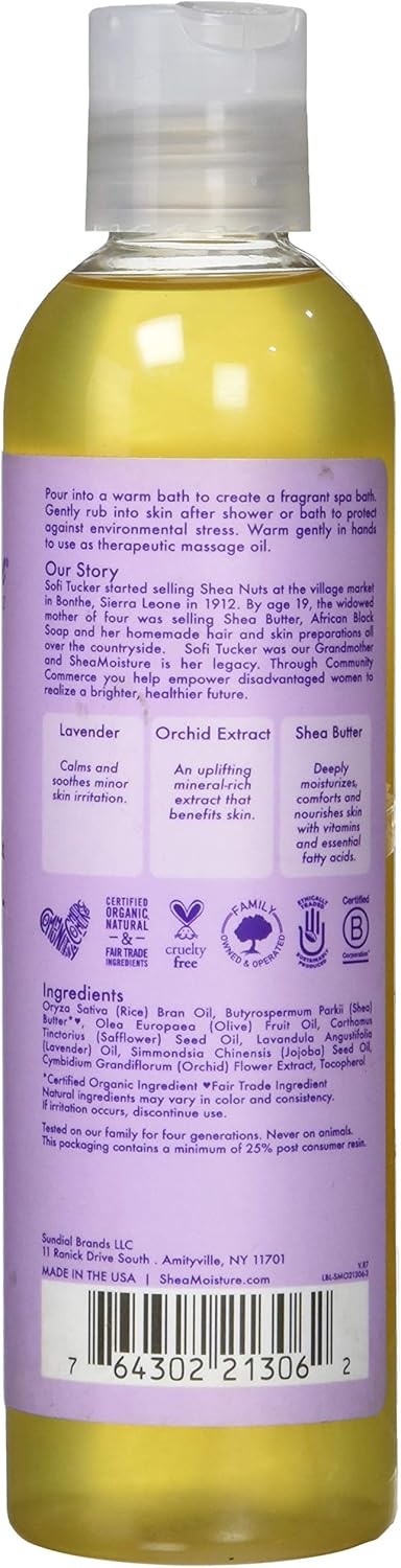 Lavender & Wild Orchid Body, Bath, and Massage Oil – 8 oz