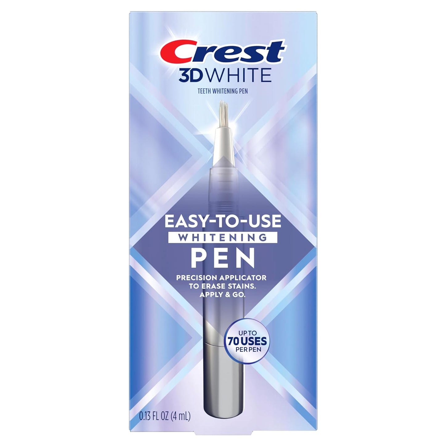 Crest 3D White Easy-To-Use Teeth Whitening Pen, 0.13 fl oz