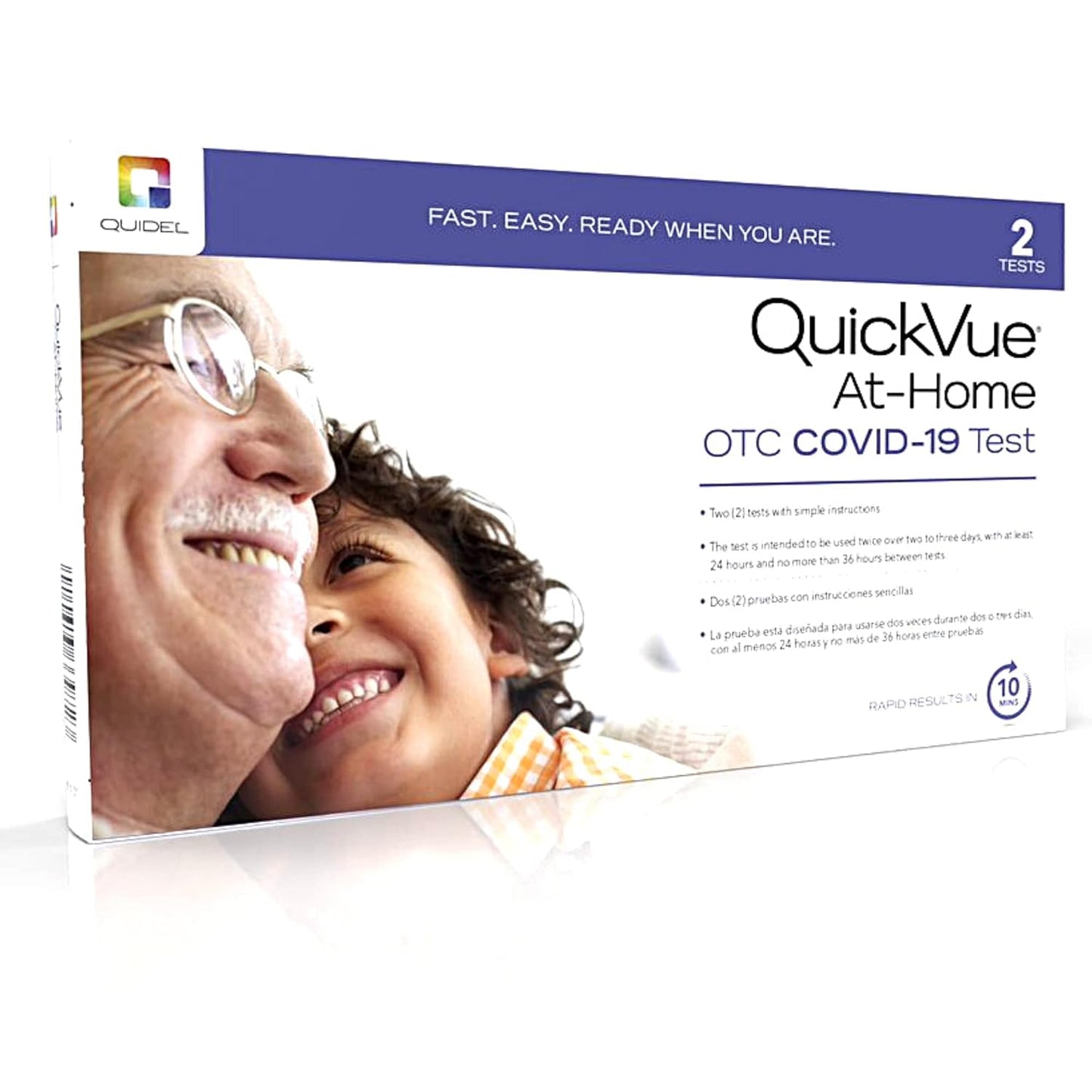 QuickVue Rapid At-Home COVID-19 Antigen Test Kit