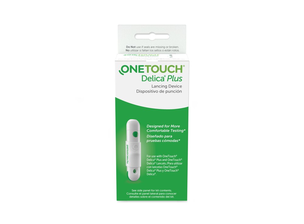 OneTouch® Delica® Plus lancing device