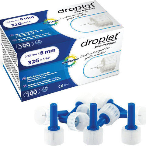 Droplet Pen Needles 32G x 8mm