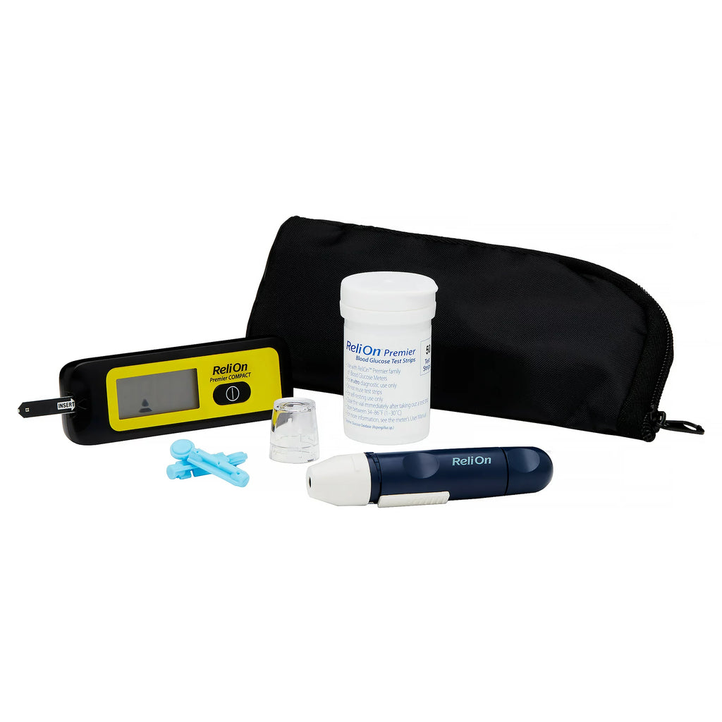 ReliOn Premier COMPACT Blood Glucose Monitoring Kit