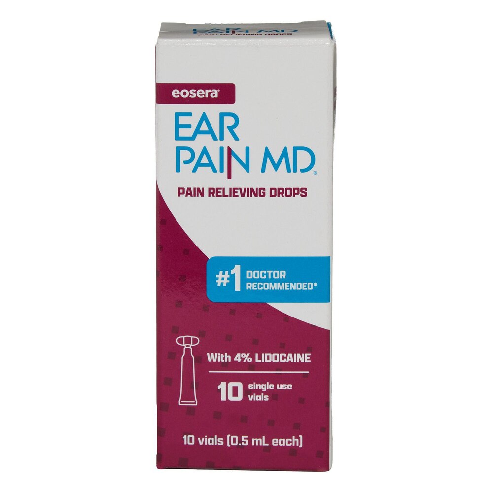 Eosera Ear Pain MD Pain Relieving Drops, 10 CT