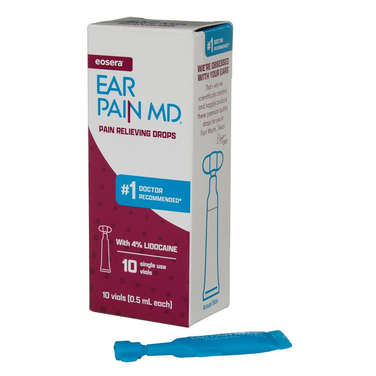 Eosera Ear Pain MD Pain Relieving Drops, 10 CT