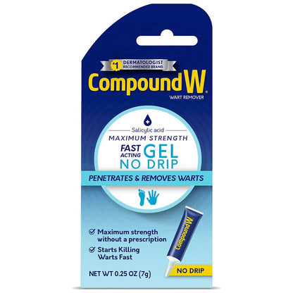 Compound W Fast-Acting Maximum Strength Wart Removal Gel – 0.25 oz