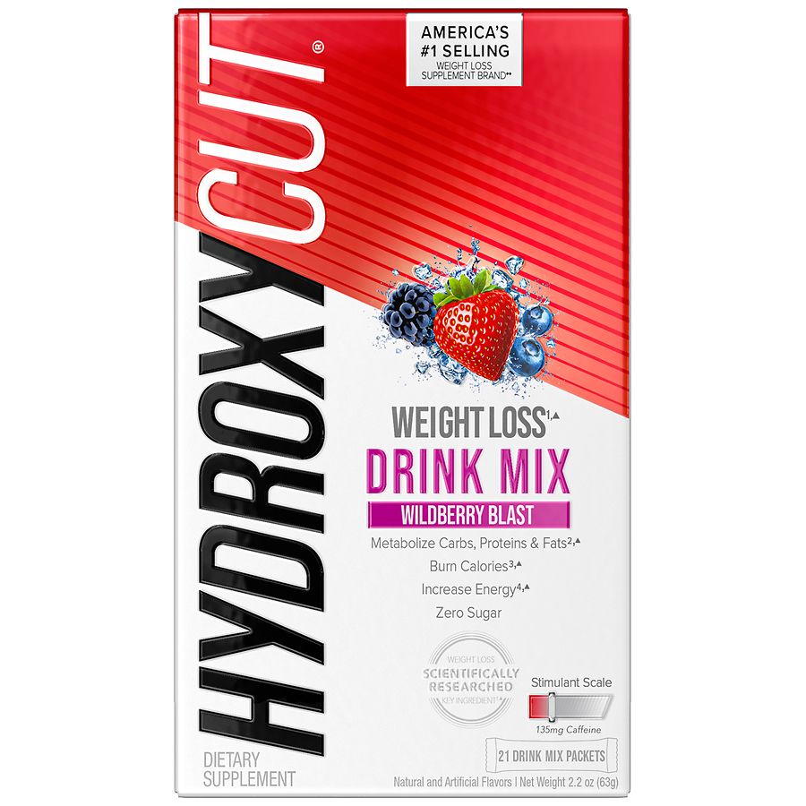 Hydroxycut Sugar-Free Wildberry Blast Weight Loss Drink Mix