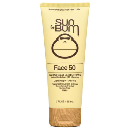 Sun Bum Original SPF 50+ Facial Sunscreen Lotion – 3 fl oz