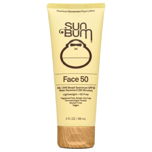 Sun Bum Original SPF 50+ Facial Sunscreen Lotion – 3 fl oz