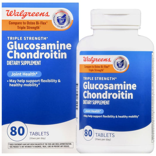 Walgreens Glucosamine Chondroitin Tablets Triple Strength (40 Days)