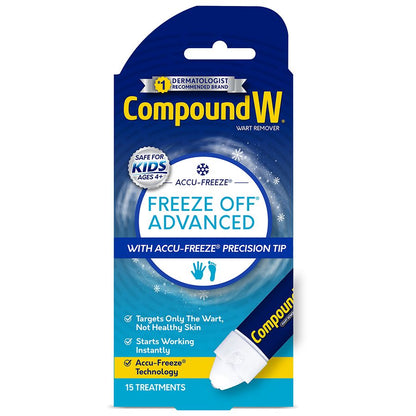 Compound W Accu-Freeze Freeze off Advanced Wart Remover System