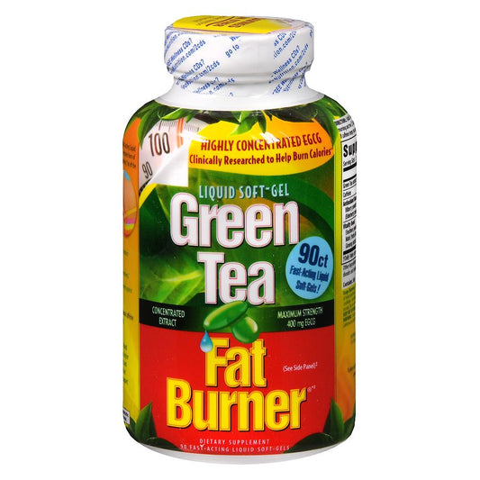 Applied Nutrition Green Tea Fat Burn Support Soft-Gels – 30 Count