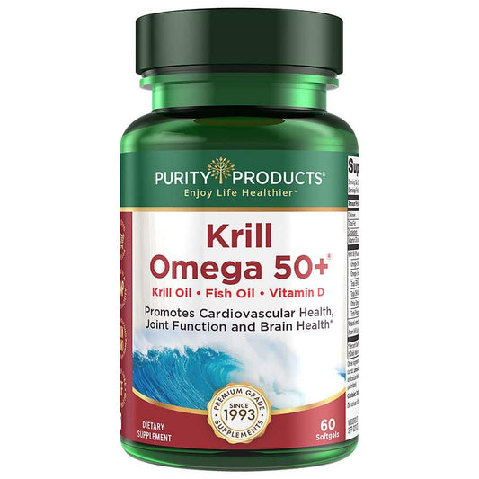 Purity Products Krill Omega 50+ | 60 Softgels