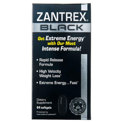 Zantrex Black Dietary Supplement Softgels – 84 Count